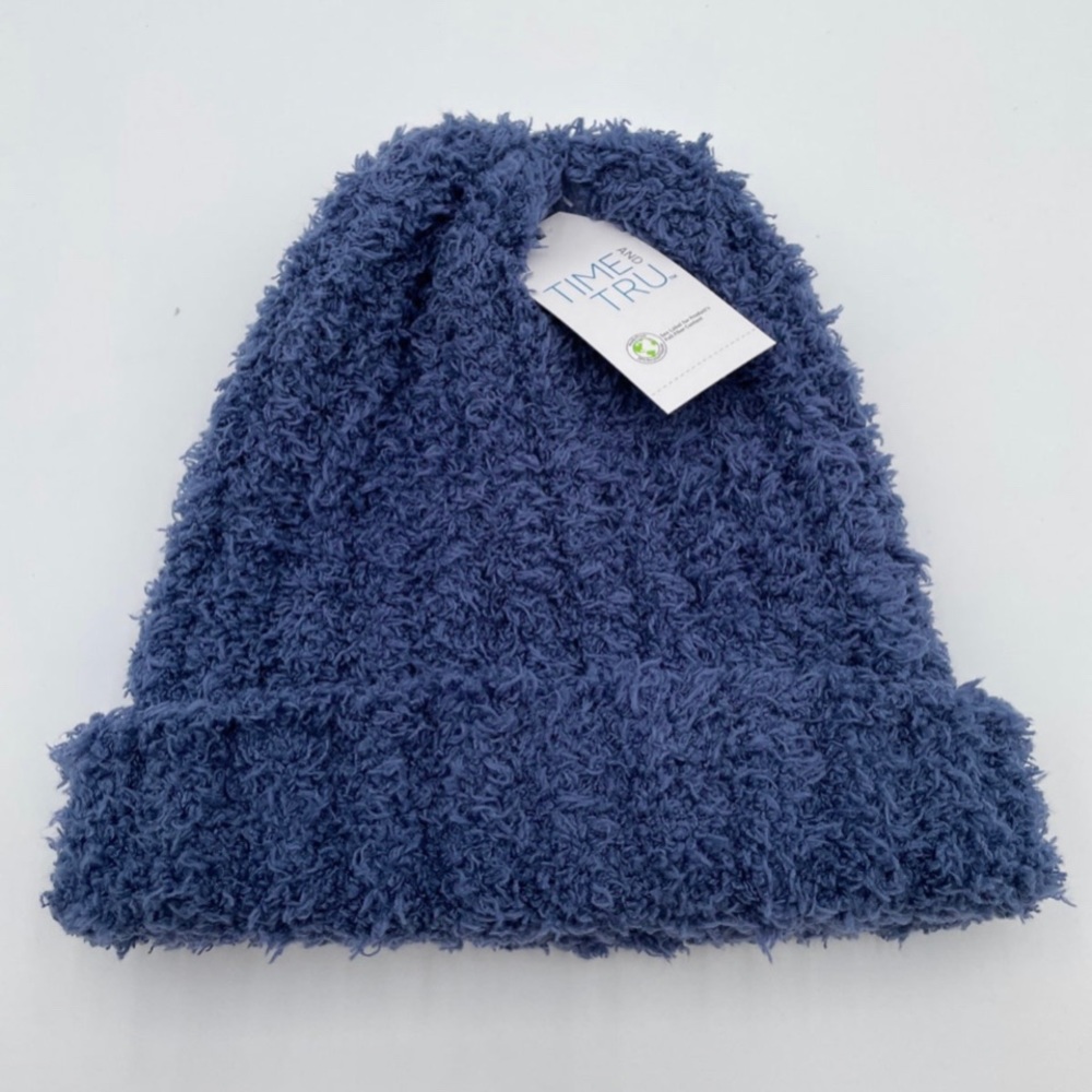 Time‎ and Tru Fuzzy Beanie - Blue